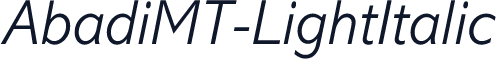 AbadiMT-LightItalic