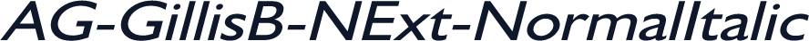 AG-GillisB-NExt-NormalItalic
