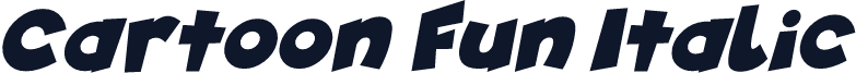 Cartoon Fun Italic