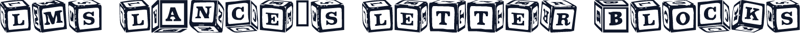 LMS Lance's Letter Blocks