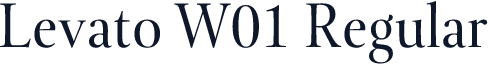 Levato W01 Regular