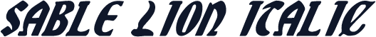 Sable Lion Italic