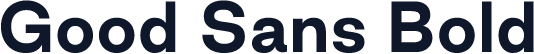 Good Sans Bold