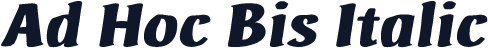 Ad Hoc Bis Italic