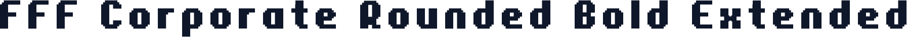 FFF Corporate Rounded Bold Extended