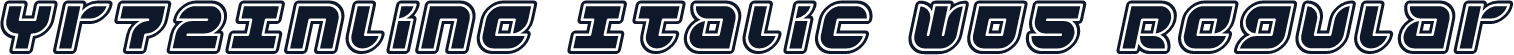 Yr72Inline Italic W05 Regular
