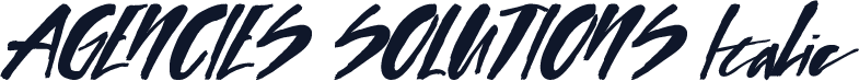 AGENCIES SOLUTIONS Italic