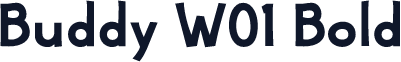 Buddy W01 Bold
