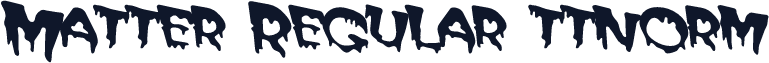 Matter Regular ttnorm