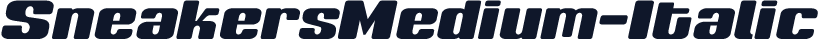 SneakersMedium-Italic