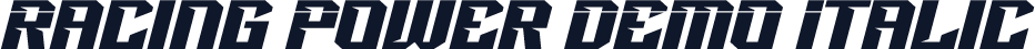 Racing Power DEMO Italic