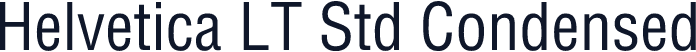 Helvetica LT Std Condensed