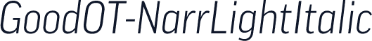 GoodOT-NarrLightItalic