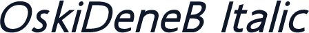 OskiDeneB Italic