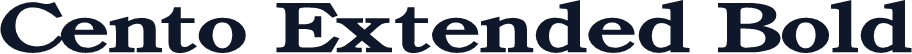 Cento Extended Bold
