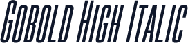 Gobold High Italic