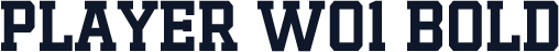 Player W01 Bold