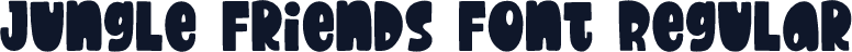 Jungle Friends Font Regular