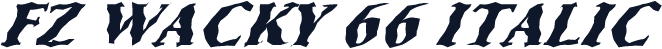 FZ WACKY 66 ITALIC