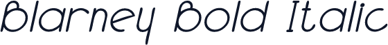 Blarney Bold Italic