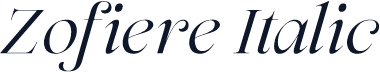 Zofiere Italic
