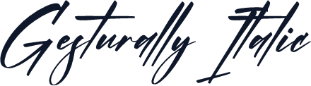 Gesturally Italic