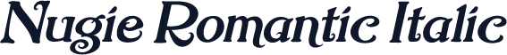 Nugie Romantic Italic