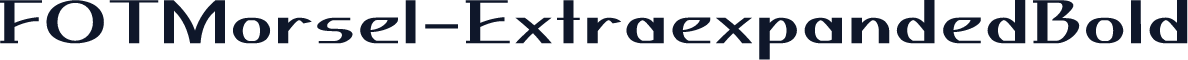 FOTMorsel-ExtraexpandedBold