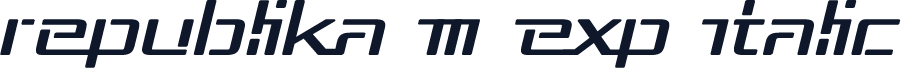 Republika III Exp Italic
