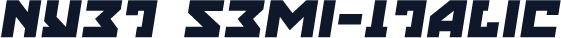Nyet Semi-Italic