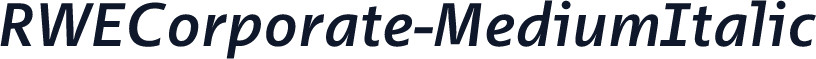 RWECorporate-MediumItalic