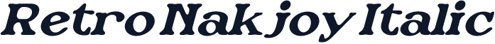 Retro Nakjoy Italic