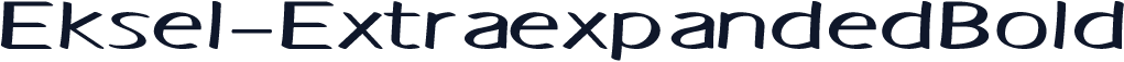 Eksel-ExtraexpandedBold