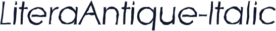 LiteraAntique-Italic