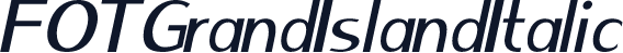 FOTGrandIslandItalic