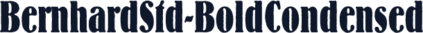 BernhardStd-BoldCondensed