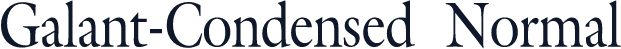 Galant-Condensed Normal