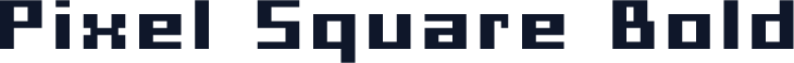 Pixel Square Bold