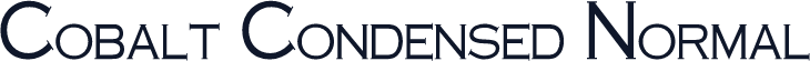 Cobalt Condensed Normal