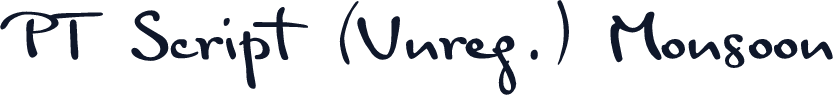 PT Script (Unreg.) Monsoon