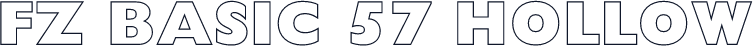 FZ BASIC 57 HOLLOW