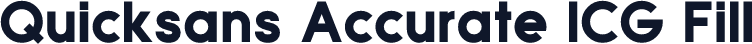 Quicksans Accurate ICG Fill