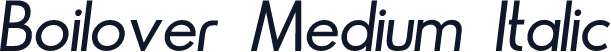 Boilover Medium Italic