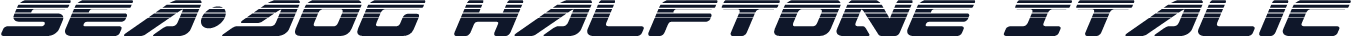 Sea-Dog Halftone Italic