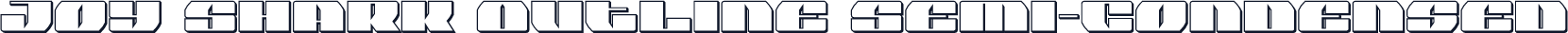 Joy Shark Outline Semi-Condensed