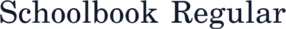 Schoolbook Regular