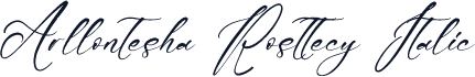 Arllontesha Rosttecy Italic