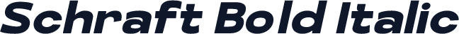 Schraft Bold Italic