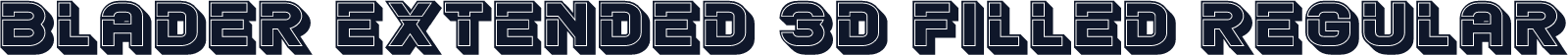 Blader Extended 3D Filled Regular