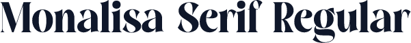 Monalisa Serif Regular